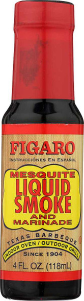 FIGARO: Liq Smoke Marinade Mesquite, 4 oz New