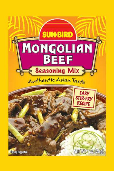 SUNBIRD: Mix Ssnng Beef Mongolian, 1 oz New