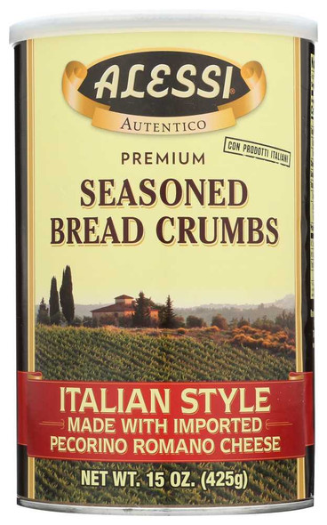 ALESSI: Seasoned Italian Style Bread Crumbs, 15 oz New