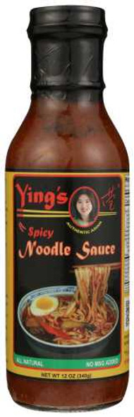 YINGS: Sauce Spicy Noodle, 12 oz New