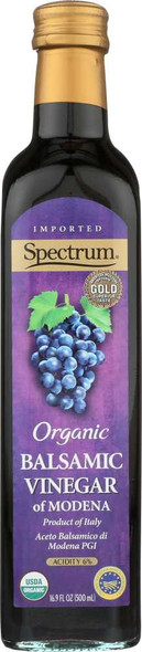 SPECTRUM NATURALS: Vinegar Balsamic, 16.9 oz New