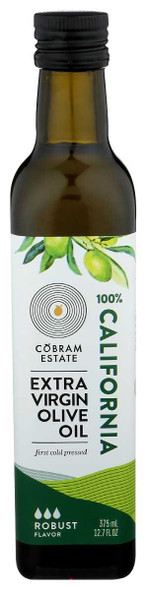 COBRAM ESTATE: Robust 100 Percent California Extra Virgin Olive Oil, 375 ml New