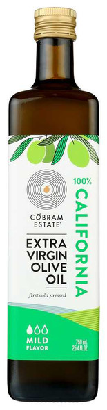 COBRAM ESTATE: Mild 100 Percent California Extra Virgin Olive Oil, 750 ml New