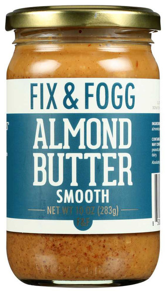 FIX & FOGG: Almond Butter Smooth, 10 oz New