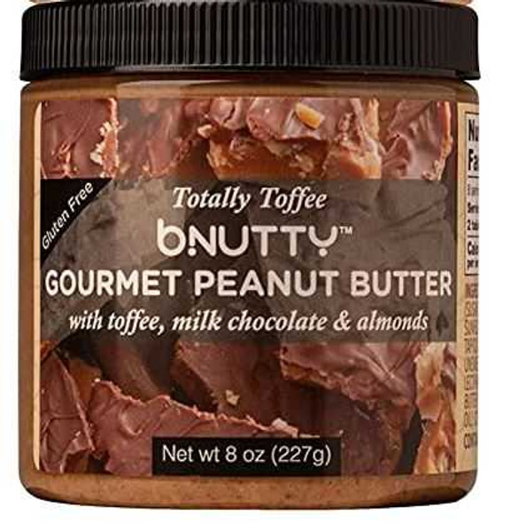 B NUTTY: Peanut Butter Totally Toffee, 8 oz New