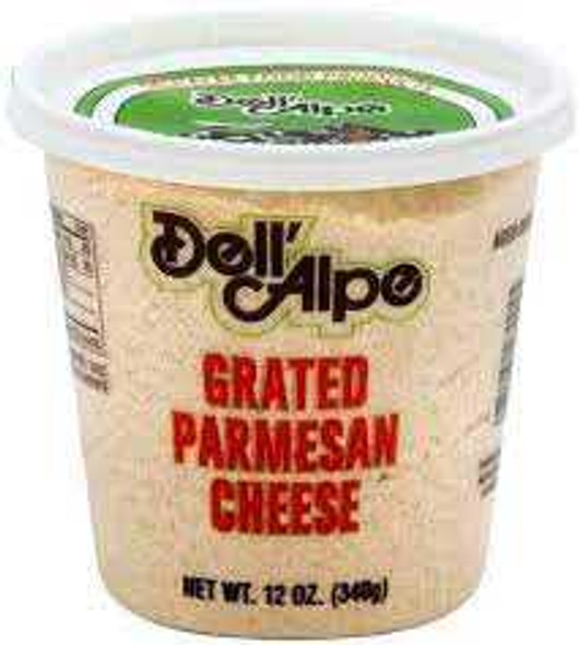 DELL ALPE: Parmesan Grated, 12 oz New