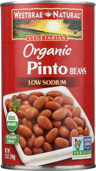 WESTBRAE: Bean Pinto Organic, 25 oz New