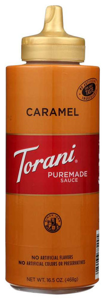 TORANI: Caramel Sauce, 16.5 Oz New