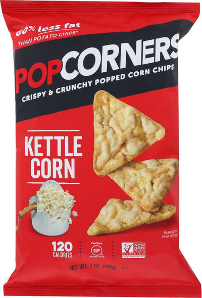 POPCORNERS: Corn Chips Carnival Kettle, 7 oz New