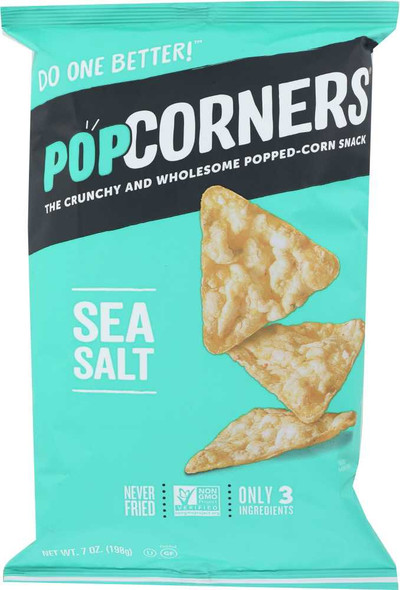 POPCORNERS: Corn Chips Sea Salt, 7 oz New