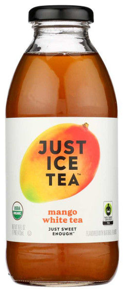 EAT THE CHANGE: Tea Just Ice Mng Wht Org, 16 FO New