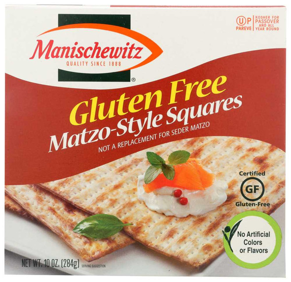 MANISCHEWITZ: Gluten Free Matzo Style Squares, 10 oz New