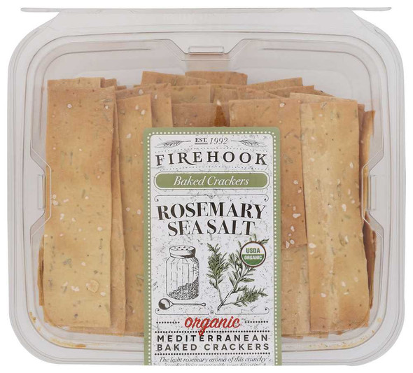 FIREHOOK: Rosemary Baked Cracker, 7 oz New