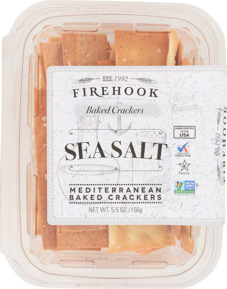 FIREHOOK: Sea Salt Cracker Snack Box, 5.5 oz New