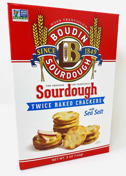 BOUDIN SOURDOUGH: Sourdough Crackers Sea Salt, 5 oz New