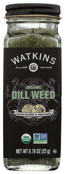 WATKINS: Organic Dill Weed, 0.78 oz New