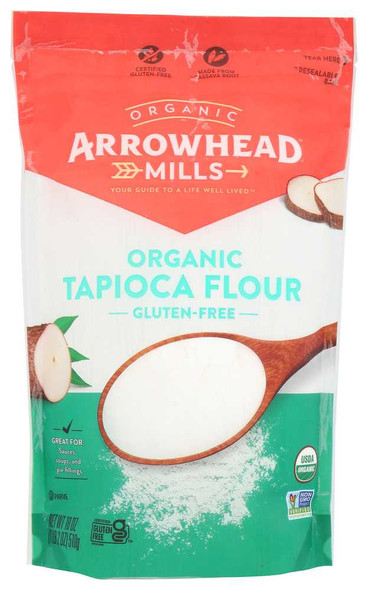 ARROWHEAD MILLS: Organic Tapioca Flour, 18 oz New