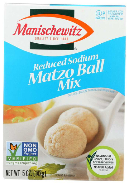 MANISCHEWITZ: Mix Matzo Ball Reduced Sodium, 5 oz New