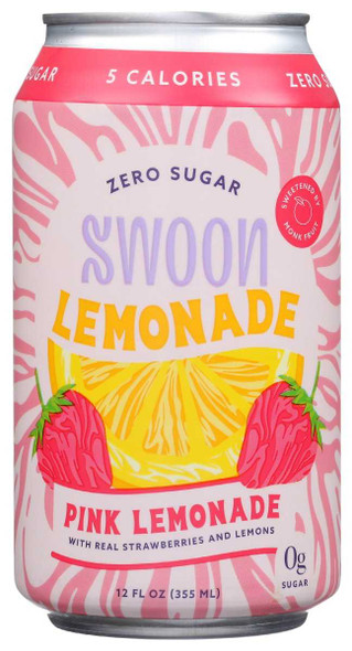SWOON: Lemonade Pink Zero Sugar, 12 fo New