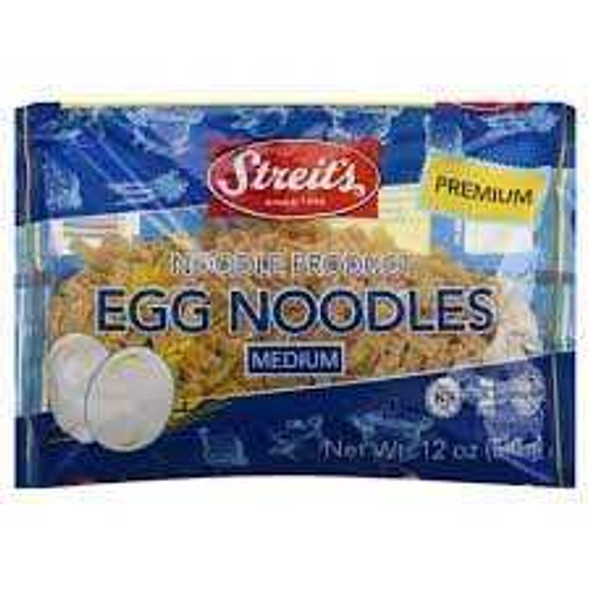 STREITS: Noodle Medium, 12 OZ New