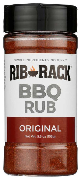 RIB RACK: Original Dry Rub Seasoning, 5.5 Oz New
