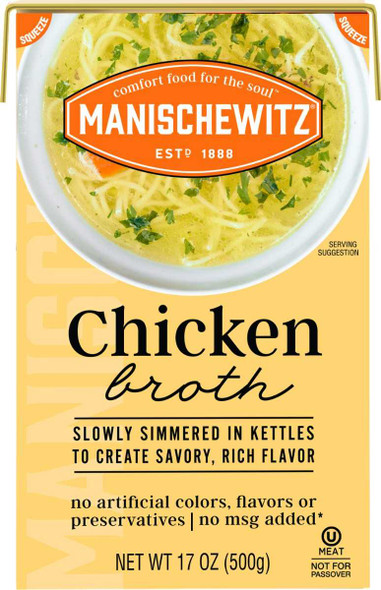 MANISCHEWITZ: Chicken Broth, 17 fo New