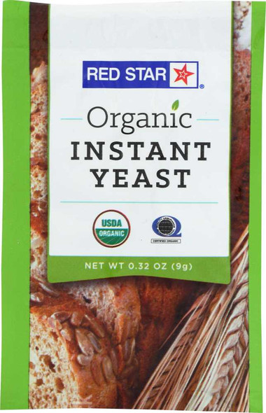 RED STAR: Yeast Organic, 0.32 OZ New
