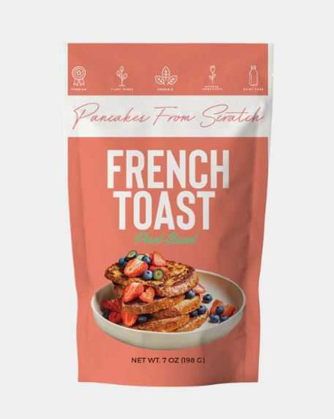 PANCAKES FROM SCRATCH: Vegan French Toast Mix, 7 oz New
