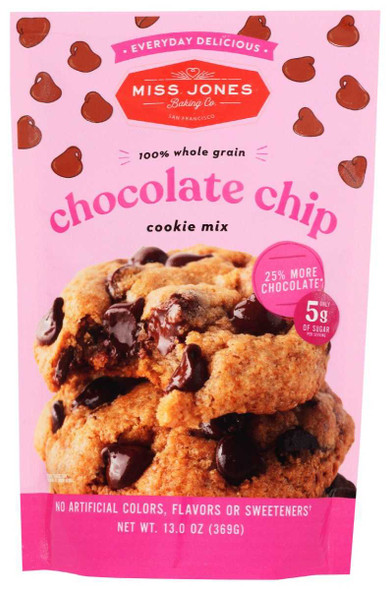 MISS JONES BAKING CO: Everyday Delicious Chocolate Chip Cookie Mix, 13 oz New
