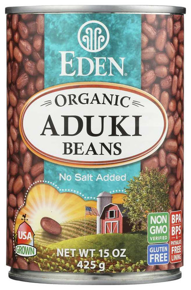 Eden Foods Organic Aduki Beans, 15 Oz New