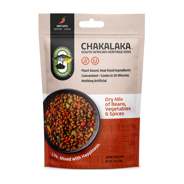CHAKALAKA: Mathata Spicy Chakalaka, 6 oz New
