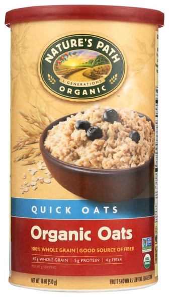 COUNTRY CHOICE: Organic Quick Oats, 18 oz New