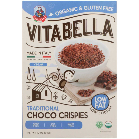 VITABELLA: Traditional Choco Crispies, 12 oz New