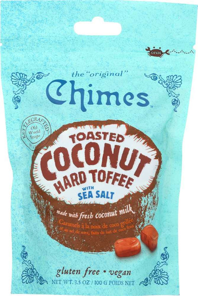 CHIMES: Toasted Toffee Coconut Sea Salt, 3.5 oz New