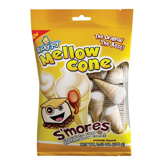RICKY JOY: Mellow Cone Smores, 3.53 oz New