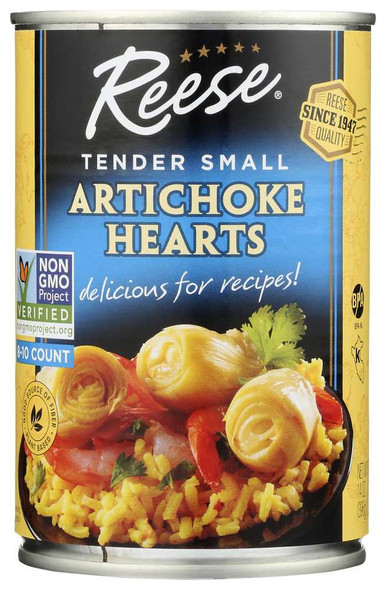 REESE: Tender Small Artichoke Hearts, 14 oz New