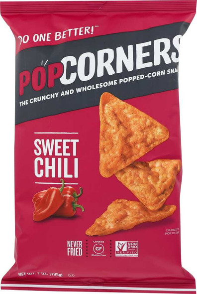 POPCORNERS: Sweet Chili, 7 oz New