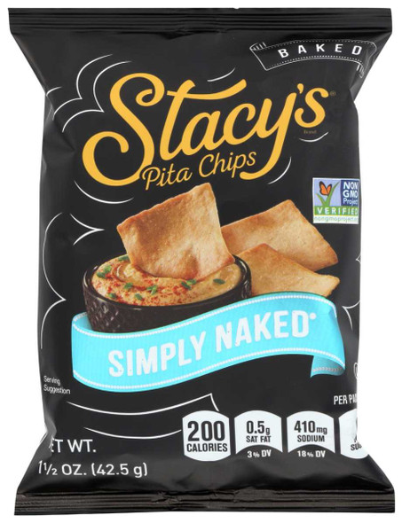 STACYS PITA CHIP: Simply Naked Pita Chips, 1.5 oz New