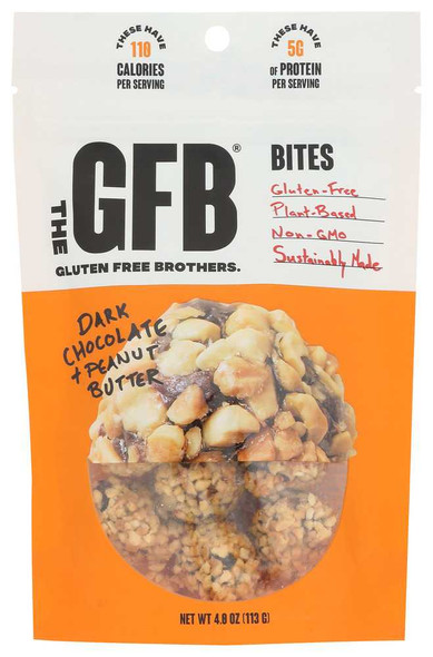 THE GFB: Dark Chocolate Peanut Butter Bites, 4 oz New