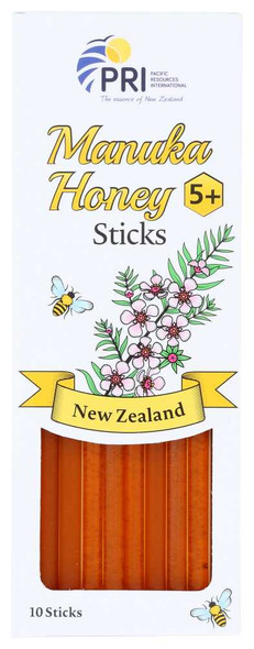 PRI: Honey Sticks Manuka, 10 pk New