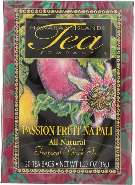 HAWAIIAN ISLANDS TEA COMPANY: Tea Passion Fruit Na Pali, 20 pk New