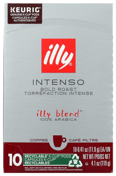 ILLY ISSIMO: Coffee Kcup Dark Roast, 10 pc New