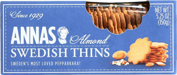 ANNAS: Thin Almond Cookies, 5.25 oz New