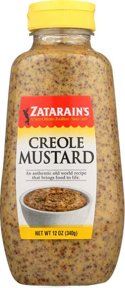 ZATARAINS: Mustard Squeeze Creole, 12 oz New