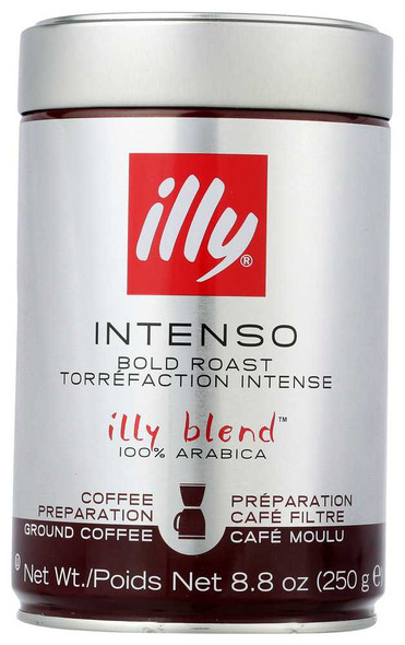 ILLYCAFFE: Ground Drip Dark Roast Coffee, 8.8 oz New