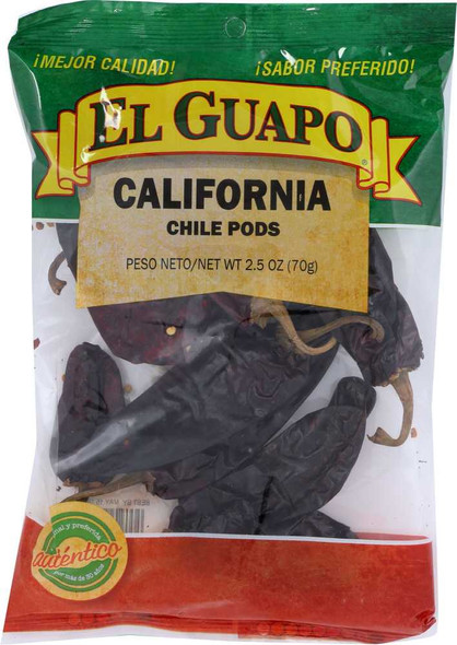 EL GUAPO: Spice California Chili Pods, 2.5 oz New