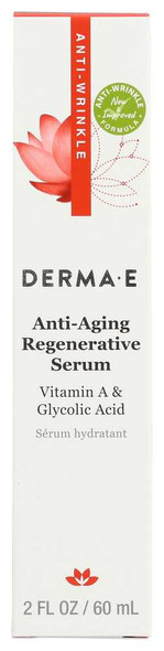 DERMA E: Anti Wrinkle Night Serum with Vitamin A, 2 oz New