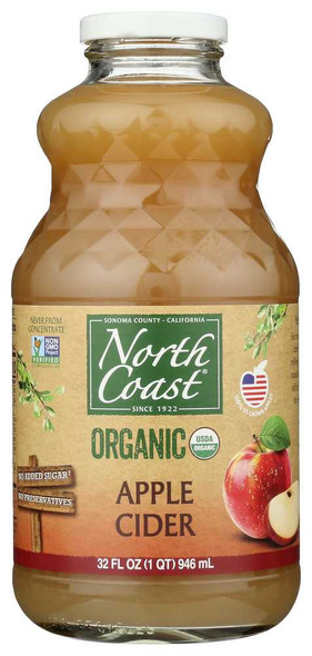 NORTH COAST: Cider Apple Organic, 32 oz New