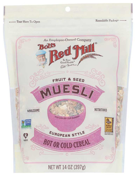 BOBS RED MILL: Fruit and Seed Muesli Cereal, 14 oz New