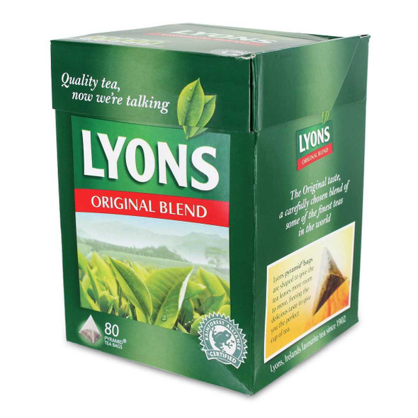 LYONS: Tea Bags Original 80 bg, 8.8 oz New